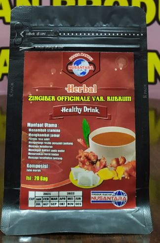 Minuman Herbal Zingiber Officinale Var. Rubrum